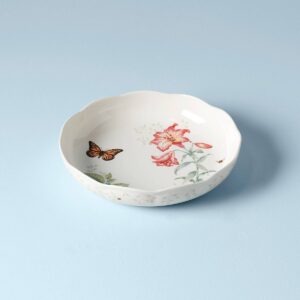 Low Profile Floral Serving Bowl