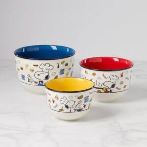 Cartoon Chef Dog Bowl Set, 3-Piece
