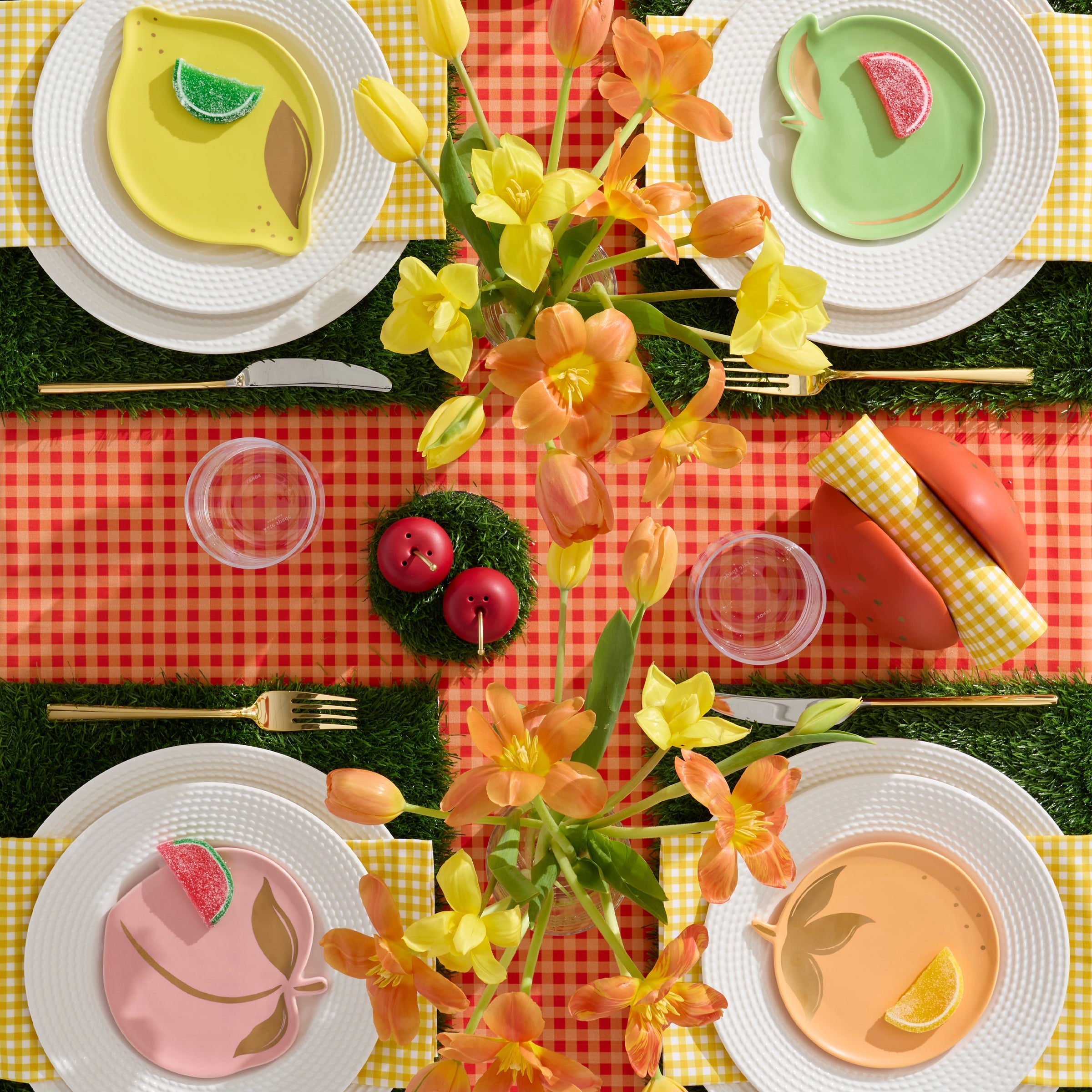 Herb Garden Butterfly Accent Decorative Plates, Set of 4 - Image 3
