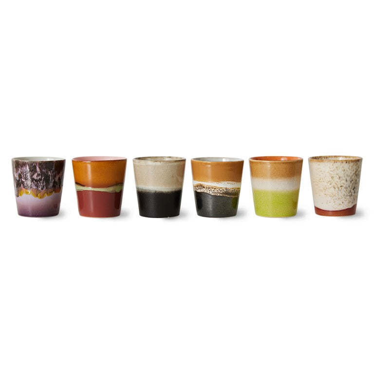 Earth Tone Coffee Mugs - Set of 6 - Image 2