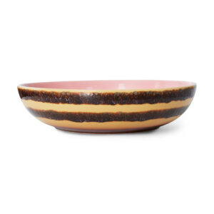 Large Stoneware Salad Serving Bowl