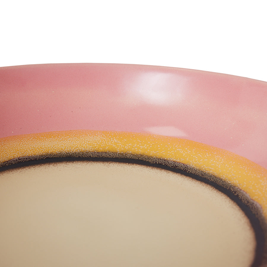 Large Stoneware Salad Serving Bowl - Image 3